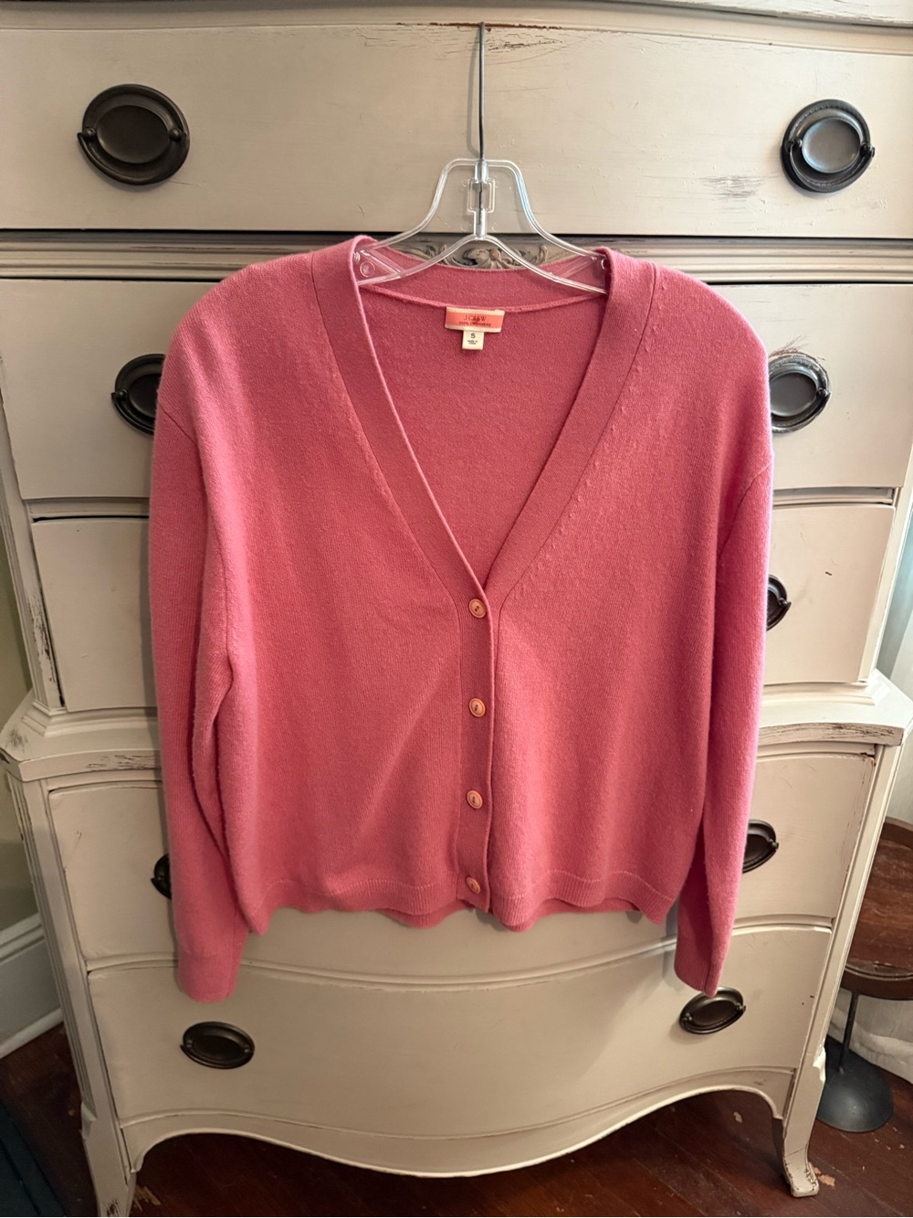 J. Crew V-Neck Button Cashmere Cardigan Sweater S